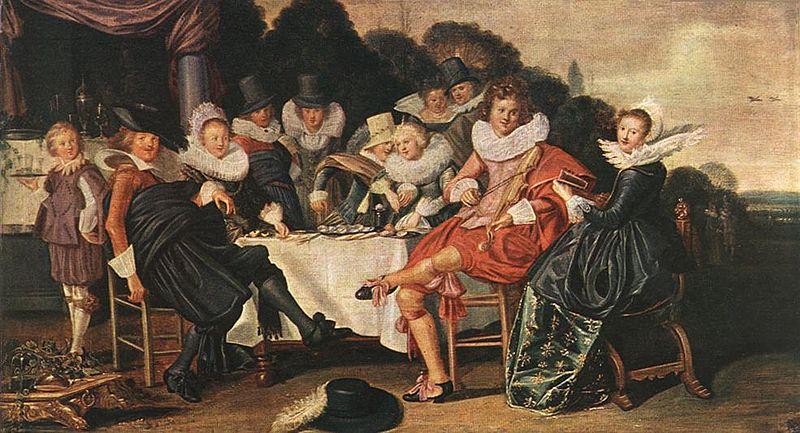 Dirck Hals Amusing Party in the Open Air Germany oil painting art